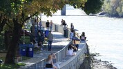 Auch am Sonntag wurde am Sonnendeck die Sonne genossen.