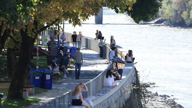 Auch am Sonntag wurde am Sonnendeck die Sonne genossen.