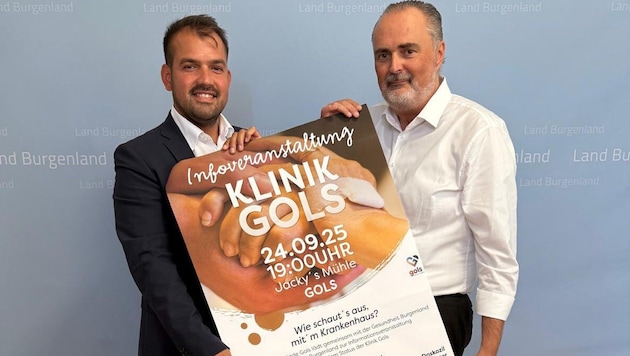 Mittwoch, 19 Uhr in Jacky’s Mühle in Gols wird zur Klinik Gols informiert. Interessierte sind ...