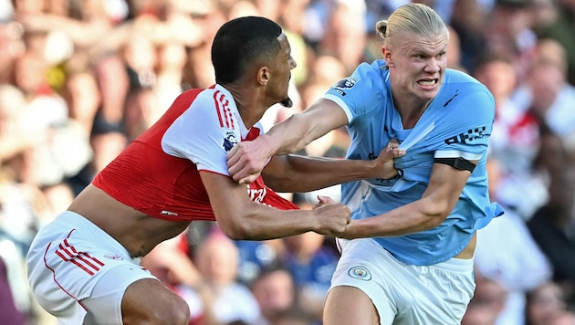 Erling Haaland hatte einen schweren Stand-