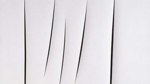 Lucio Fontana: „Schnittige“ Beschäftigung mit dem Thema