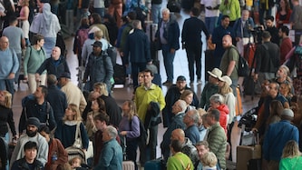 Am Flughafen Brüssel wurde die Hälfte der am Montag geplanten Flüge gestrichen.