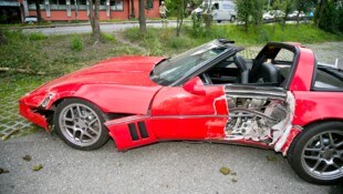 Die Corvette war gerade erst mit einem neuen Motor aufgerüstet worden.