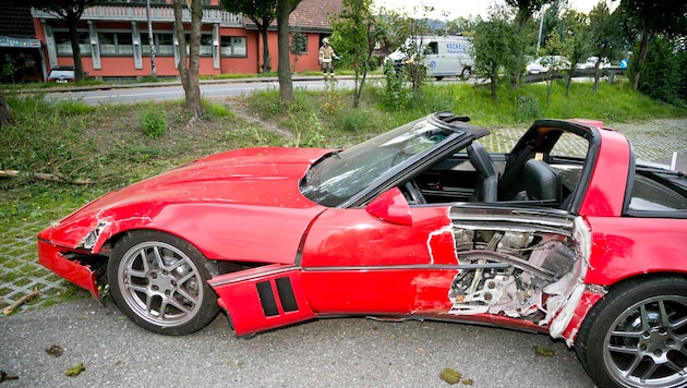 Die Corvette war gerade erst mit einem neuen Motor aufgerüstet worden.