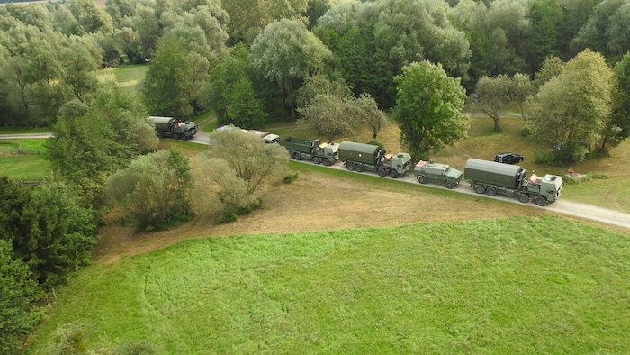 Solche Konvois werden diese Woche öfters in der Steiermark zu sehen sein.