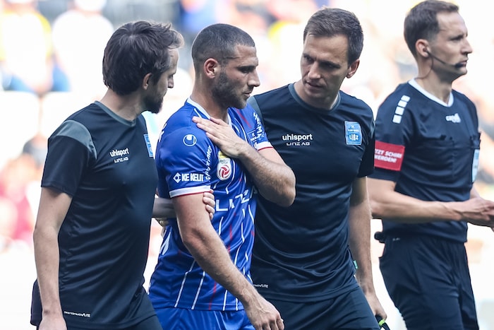 Verletzte sich im Derby: Blau-Weiß-Star Shon Weissman