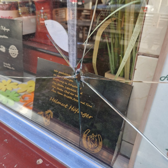 Betroffen sind leider alle Fensterscheiben des Floridsdorfer Betriebes.