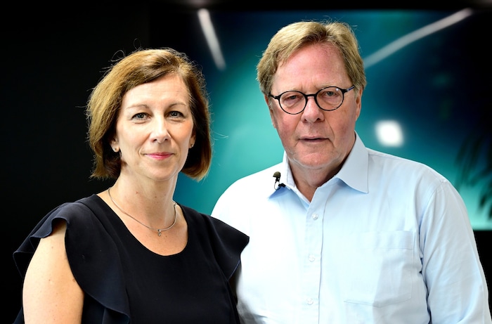 SOS-Kinderdörfer Geschäftsführerin Annemarie Schlack und Aufsichtsrat Willibald Cernko