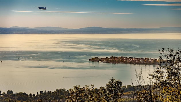 Blick vom Bregenzer Pfäner nach Lindau.