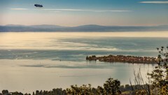 Blick vom Bregenzer Pfäner nach Lindau.