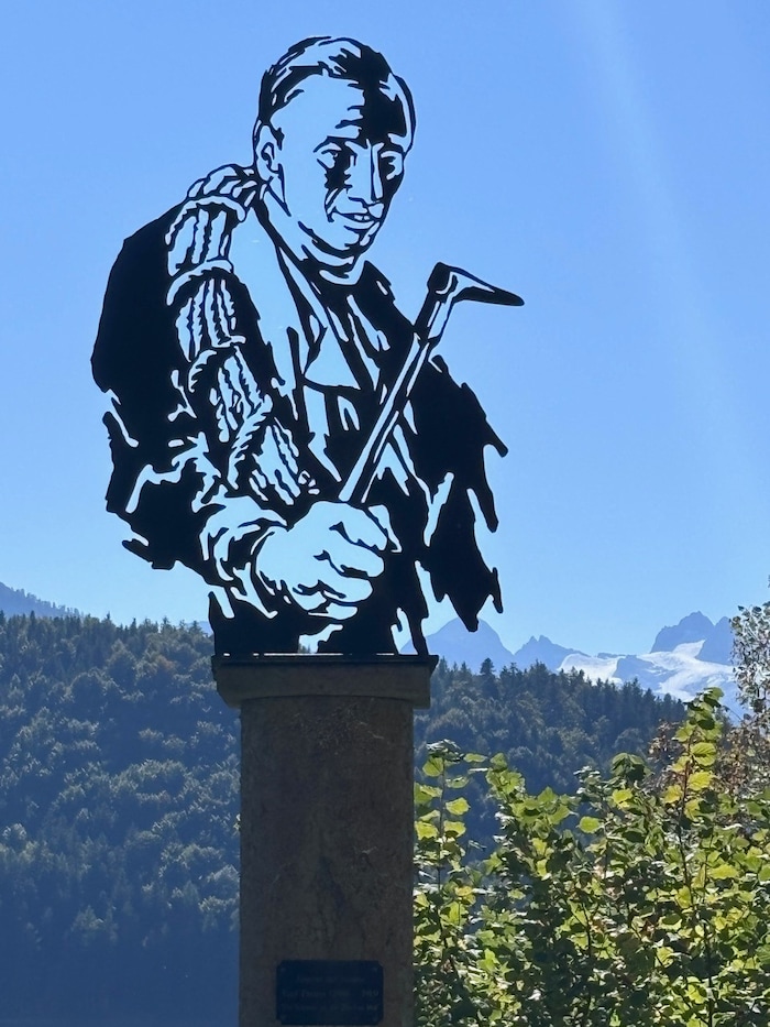 Das Grab von Paul Preuss befindet sich in Altaussee, wo im Jahr 2013 zu seinem 100. Todestag ein ...