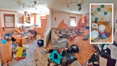 Bilder der Verwüstung: Die Mieterin war lange in einem psychischen Ausnahmezustand und konnte ...