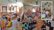Bilder der Verwüstung: Die Mieterin war lange in einem psychischen Ausnahmezustand und konnte ...