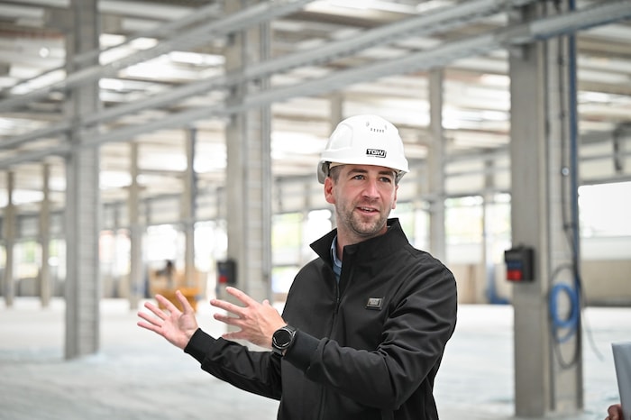 Jürgen Hoch ist Leiter des Bauprojekts in Marchtrenk.