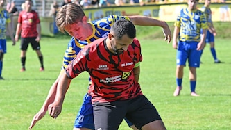 Denis Sahitaj (re.) und Sörg unterlagen dem GSC Liebenfels mit Matthias Pugganig.