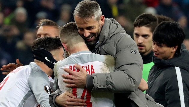 Unter Trainer Marco Rose stieß Salzburg bis ins Halbfinale vor.