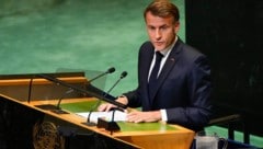 Frankreichs Präsident sieht die Anerkennung des Staates Palästina als einzigen Weg, den ...