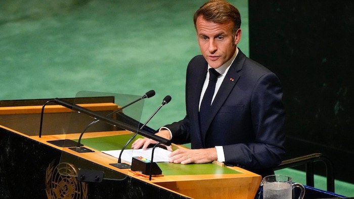 Frankreichs Präsident Emmanuel Macron hat die Anerkennung eines eigenständigen palästinensischen ...