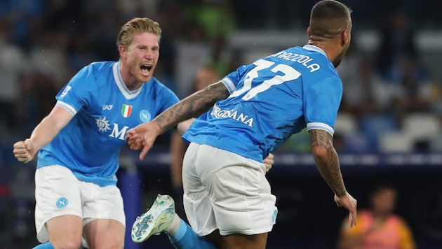 Jubel bei Kevin De Bruyne.