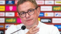 Teamchef Ralf Rangnick schont sich derzeit für die WM-Qualifikationsspiele im Oktober. 