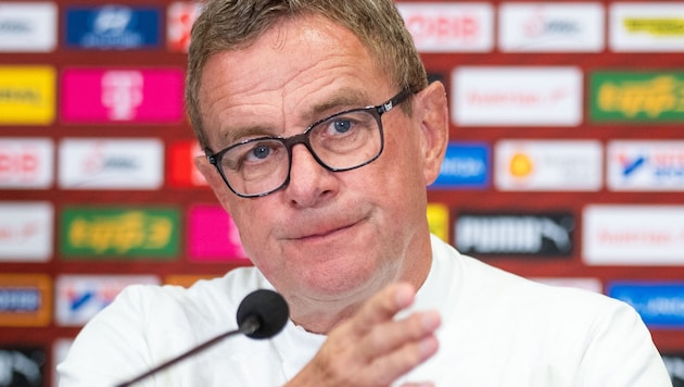 Teamchef Ralf Rangnick schont sich derzeit für die WM-Qualifikationsspiele im Oktober.