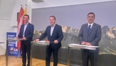 Ofner, Angerer und Staudacher präsentierten, was die Freiheitlichen für die 