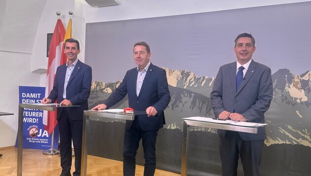 Ofner, Angerer und Staudacher präsentierten, was die Freiheitlichen für die