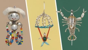 Es müssen nicht immer Engelchen sein: Der Baumschmuck aus dem böhmischen Raum umfasst auch ...