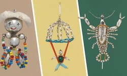 Es müssen nicht immer Engelchen sein: Der Baumschmuck aus dem böhmischen Raum umfasst auch ...