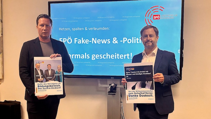 Landtagsabgeordneter Thomas Hoffmann und Klubobmann Roland Fürst.