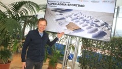 Seit zwei Jahren wartet Architekt Thomas Pucher auf die Umsetzung des Sportbades in Klagenfurt – ...