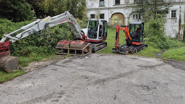 Diese Bagger wurden gestohlen.