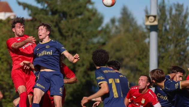 Zuletzt gegen Seekirchen drehten die Hohenemser (in blau) noch einen 0:2-Rückstand in ein 2:2.