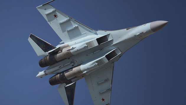 Ein russisches Kampfflugzeug