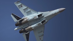 Ein russisches Kampfflugzeug