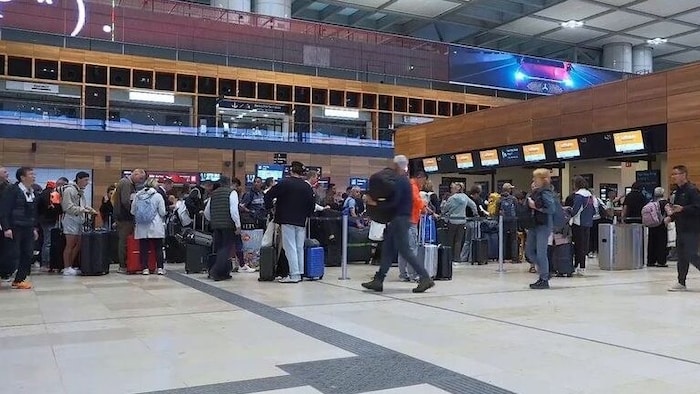 In Berlin gibt es Probleme beim Check-in.