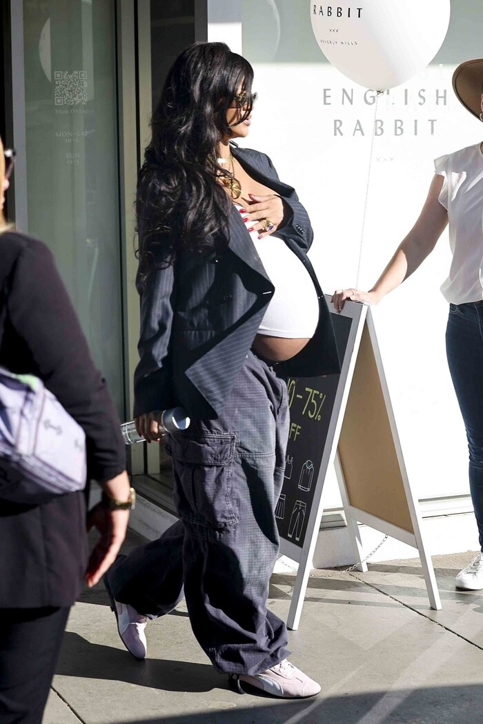 Rihanna wirkte bereits im August, als würde es bald soweit sein.