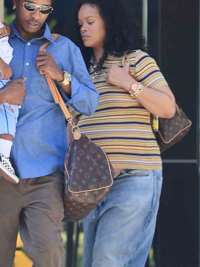 Asap Rocky und die hochschwangere Rihanna Anfang September