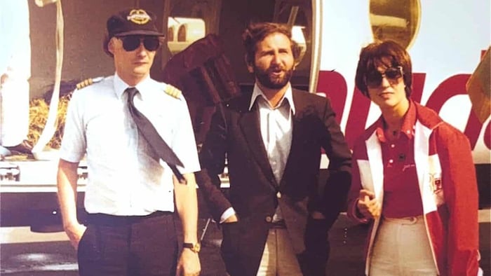 Mit Niki Lauda und Olympiasiegerin „Sissy“ Theurer 1980 in Moskau: Geistlinger blickt auf große ...