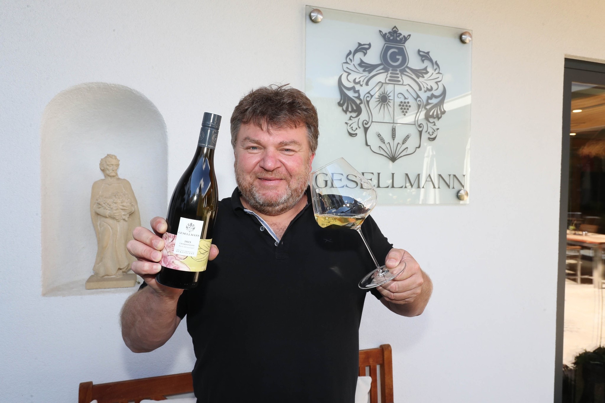 Chardonnay Ried Steinriegel 2023 von Albert Gesellmann.