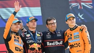 Lando Norris (links) und Oscar Piastri (rechts) müssen sich vor Max Verstappen in Acht nehmen.