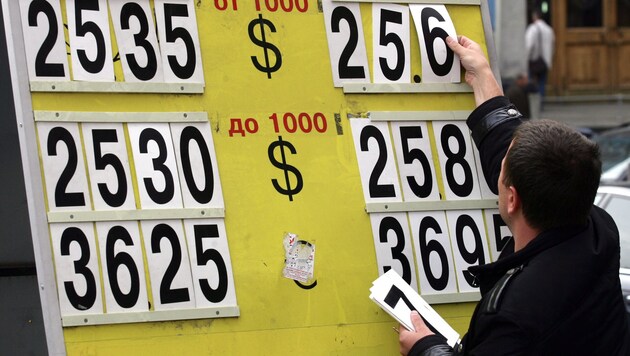 Die russische Wirtschaft ist angeschlagen – mittlerweile fließen schon 40 Prozent der ...