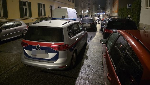 Großer Polizei-Einsatz am Dienstagabend in der Grazer Ungergasse.
