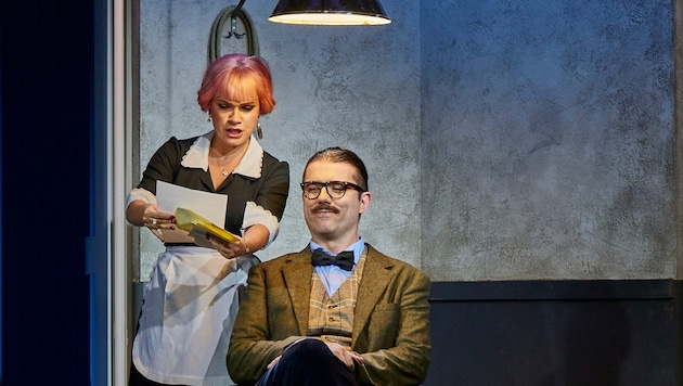 Ließen bei der Premiere aufhorchen: Inna Demenkova als Berenice und Roberto Lorenzi als Don ...