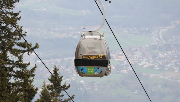 Vor der Wintersaison machen die Seilbahnbetriebe die Gondeln wieder „fit“.