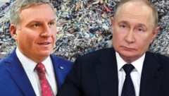Urals „Müllkönig“ Alexay Bobrov (li.) ist bei Putin offenbar in Ungnade gefallen.