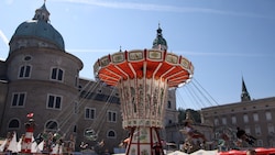 Salzburg feiert seinen Landesheiligen alljährlich mit dem Rupertikirtag – im Hintergrund: der ...