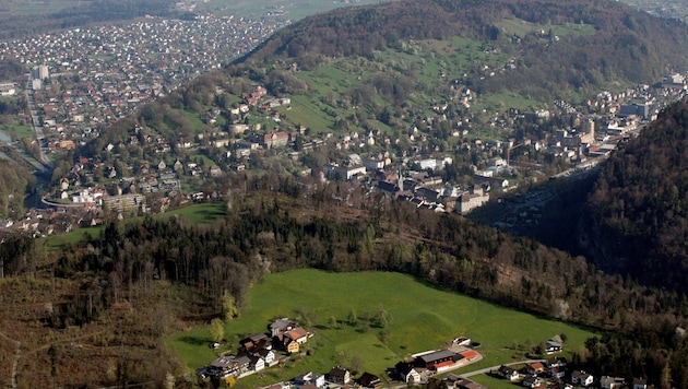 Der Ardetzenberg in Feldkirch.