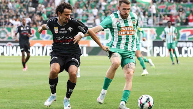 Vesel Demaku (l.) wird den Altachern den gesamten Herbst fehlen.