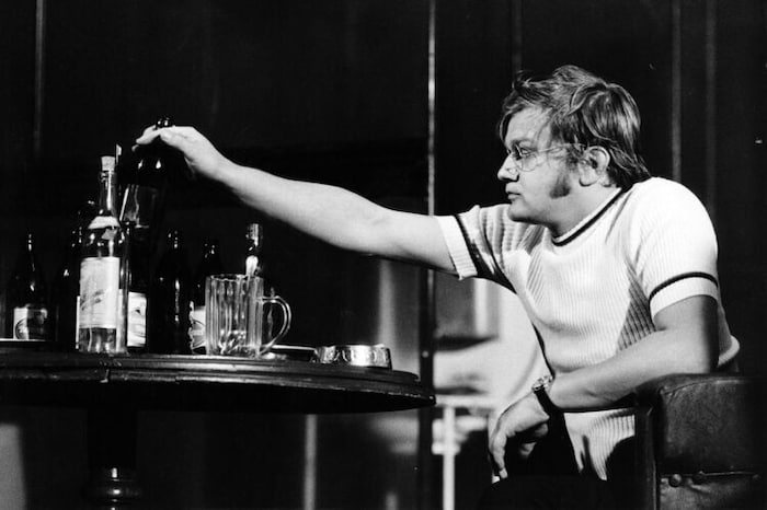 Ernst Prassel in Wolfi Bauers „Gespenster“ beim steirischen herbst 1975